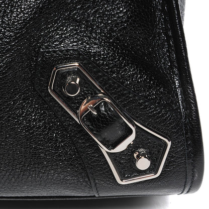 Balenciaga Chevre Silver Metallic Edge Hardware City Black 9 of 14