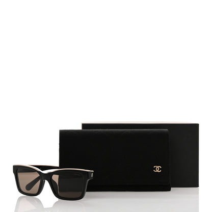 Chanel Acetate Square Sunglasses 5417-A Black 8 of 8