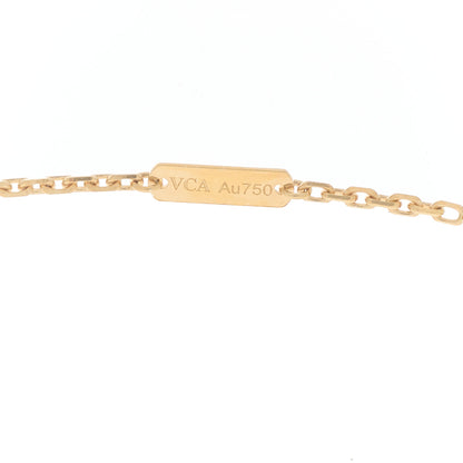 Van Cleef & Arpels 18K Yellow Gold Guilloche Magic Alhambra Long Necklace 5 of 5