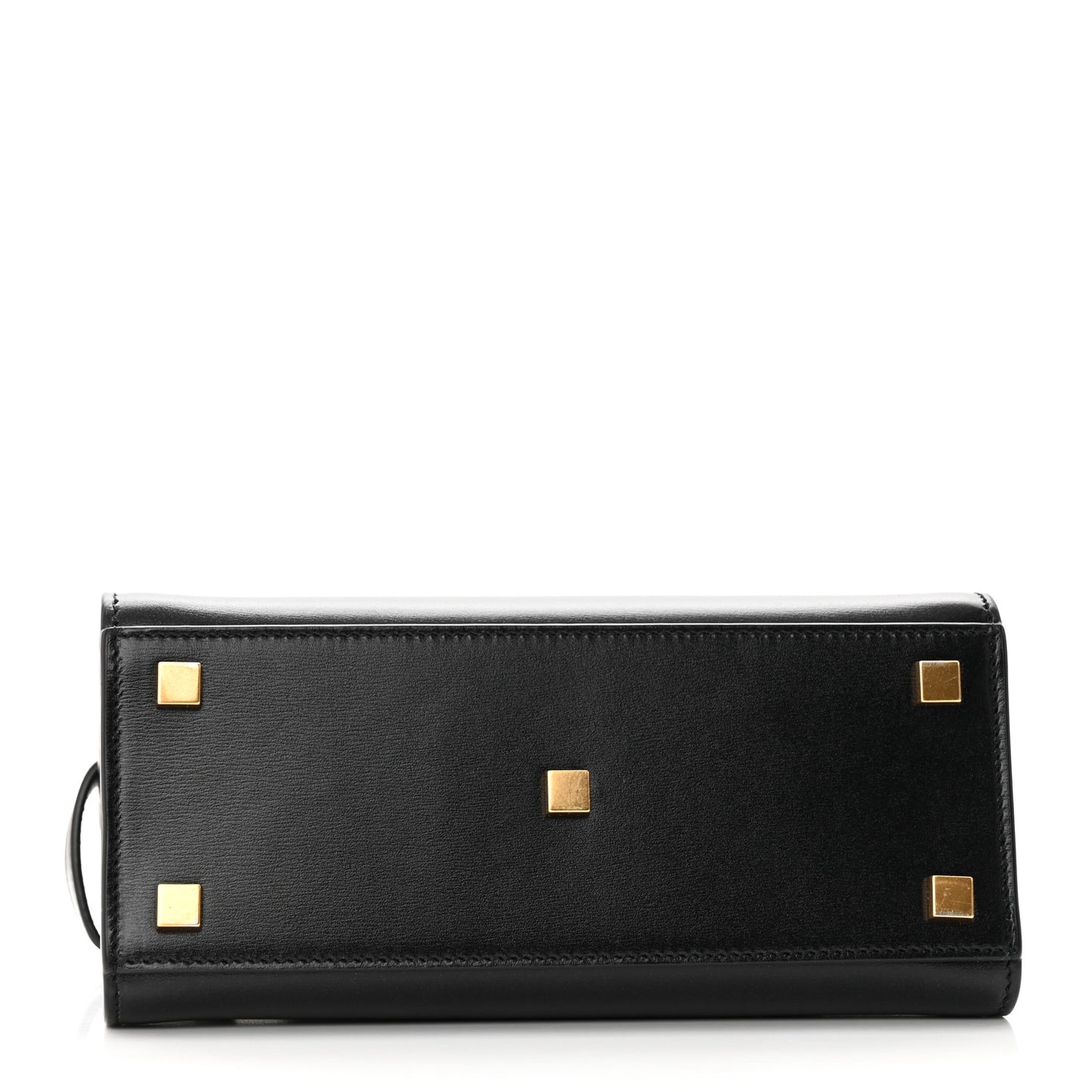 Smooth Calfskin Manhattan Nano Shopper Tote Black
