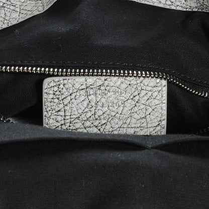Balenciaga Marbled Agneau Papier Mini Bowling Bag Grey 7 of 7