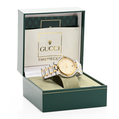 Gucci Stainless Steel 32mm 9000M Quartz Watch Gold 5 of 5