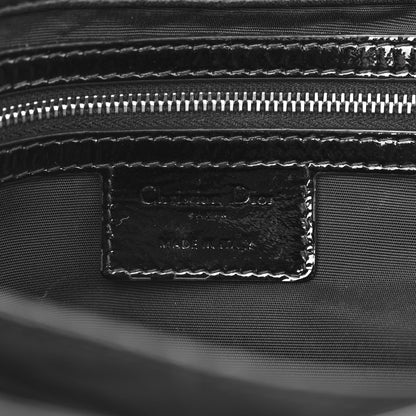 Christian Dior Patent Cannage New Lock Flap Black 8 of 19