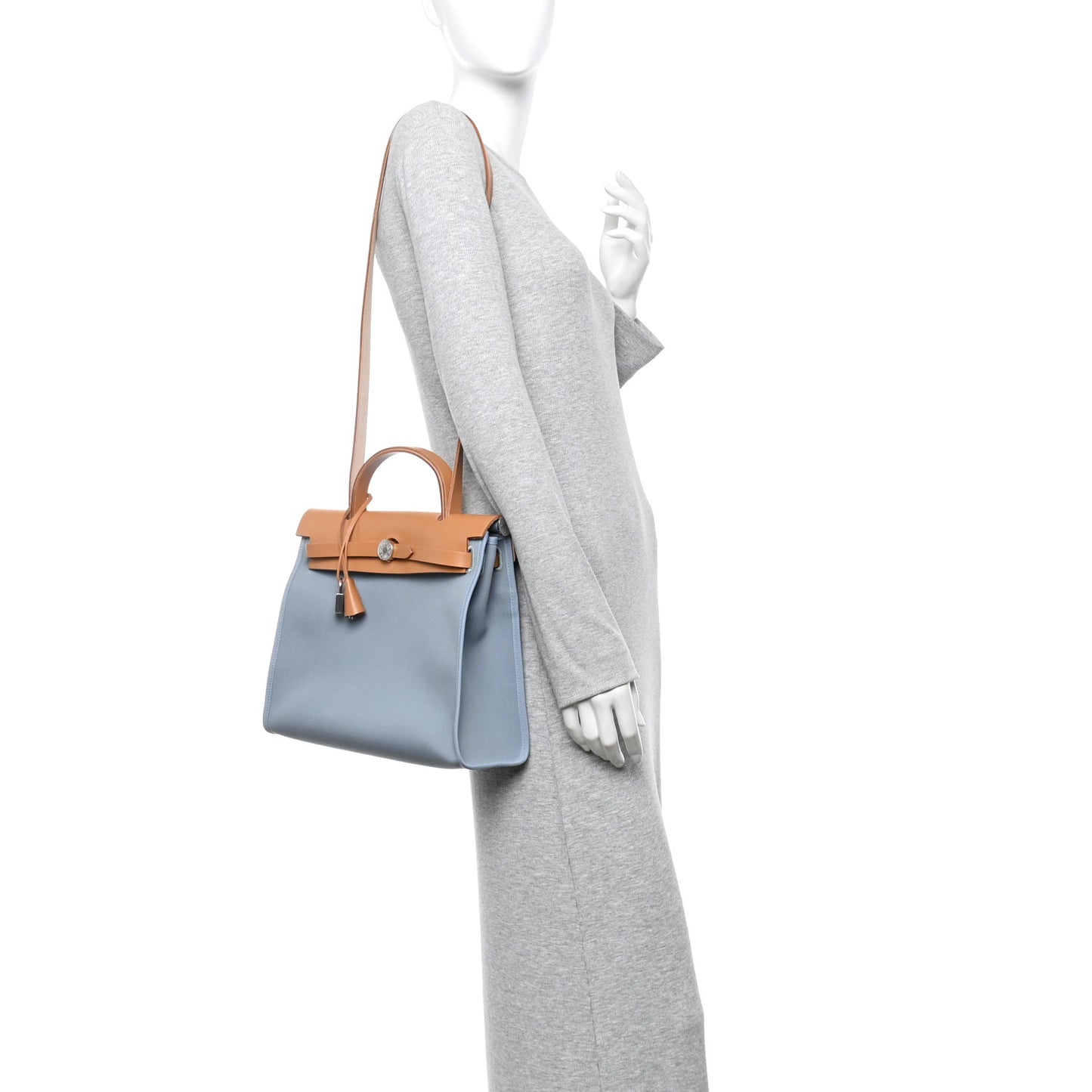 Military Toile Vache Hunter Herbag Zip PM 31 Bleu Lin