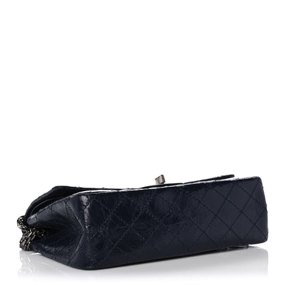 Chanel Distressed Patent Quilted 2.55 Reissue 225 Flap Navy 3 of 16