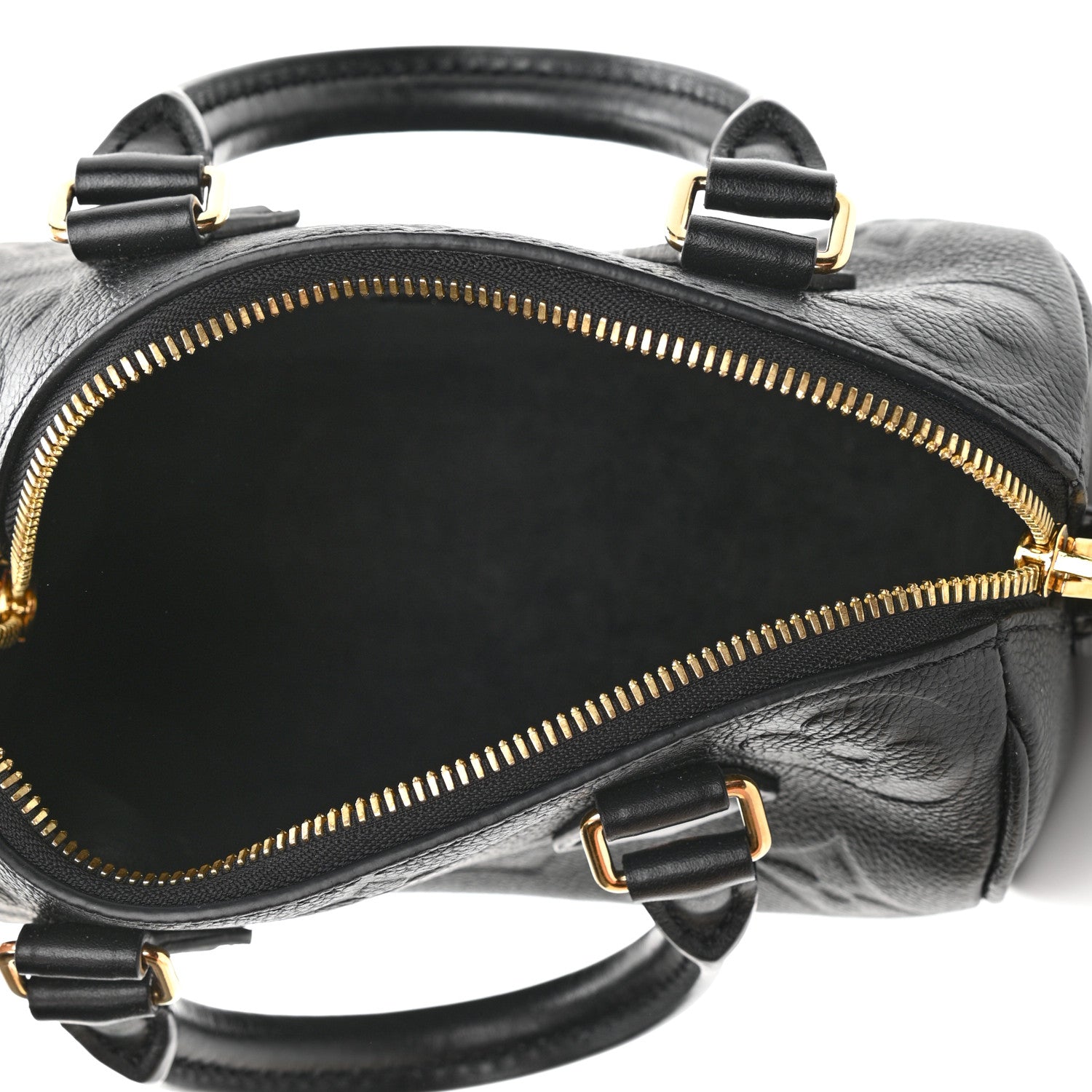 Louis Vuitton Empreinte Monogram Giant Speedy Bandouliere 20 Black 5 of 8