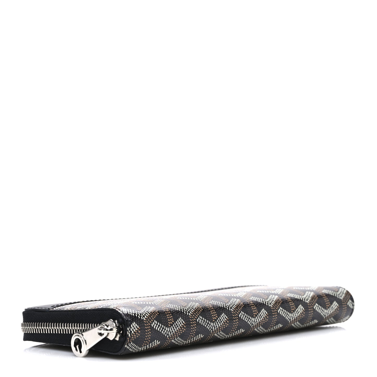 Goyardine Matignon Zip Around GM Wallet Black