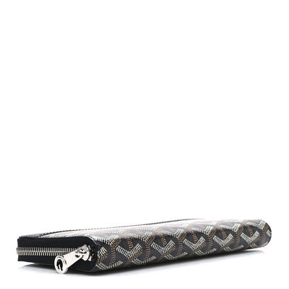 Goyard Goyardine Matignon Zip Around GM Wallet Black 4 of 6