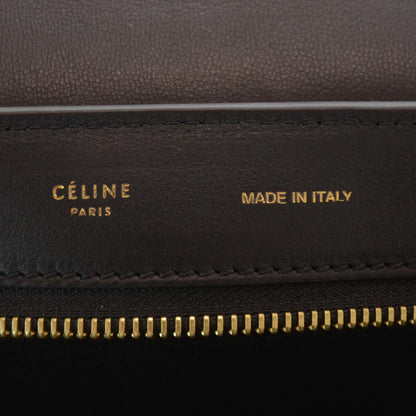 Celine Python Suede Trapeze Blush 6 of 8