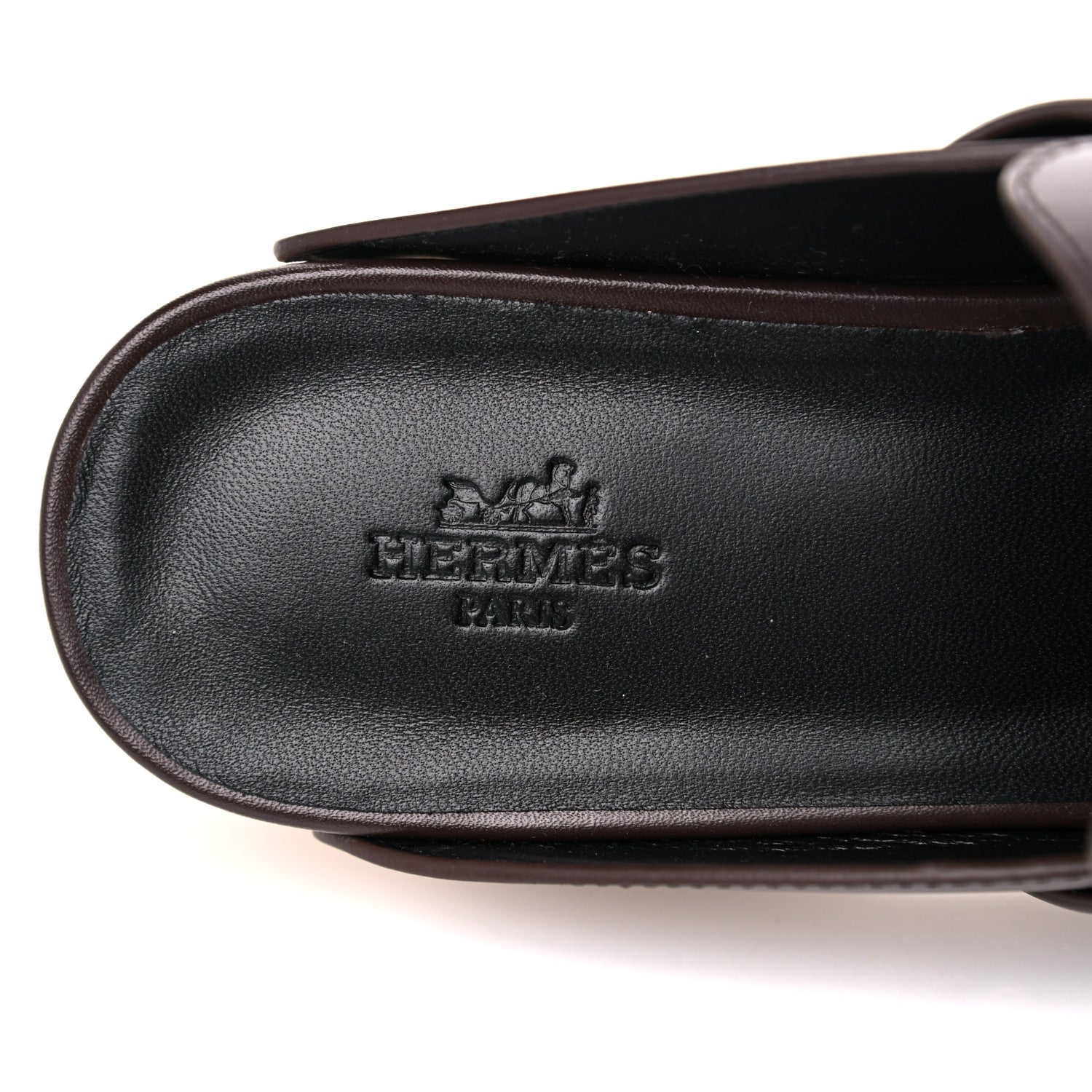 Hermes Calfskin Calya Mules 38 Cafe 7 of 10