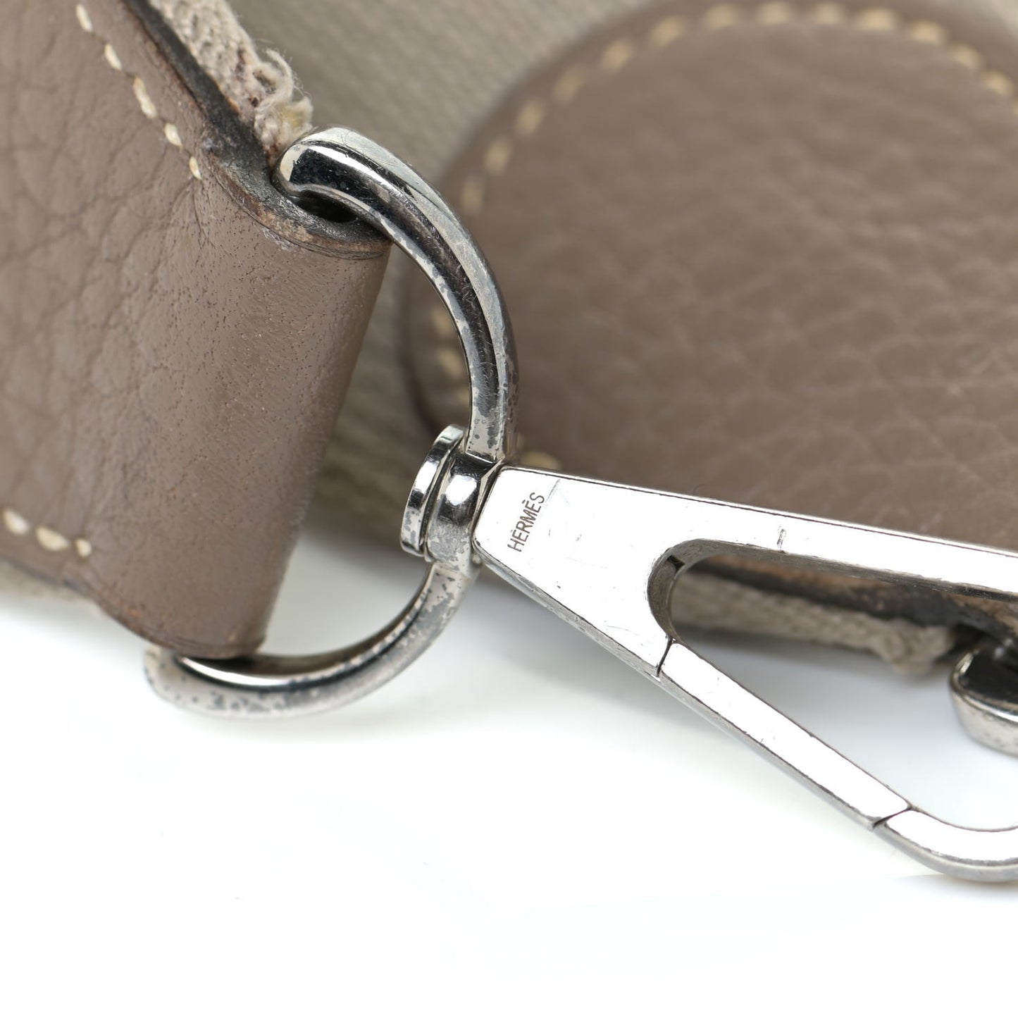 Toile Taurillon Clemence Shoulder Strap Etoupe
