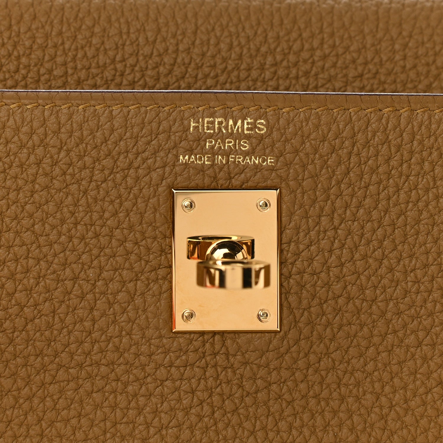 Hermes Togo Kelly Retourne 25 Bronze Dore 6 of 10
