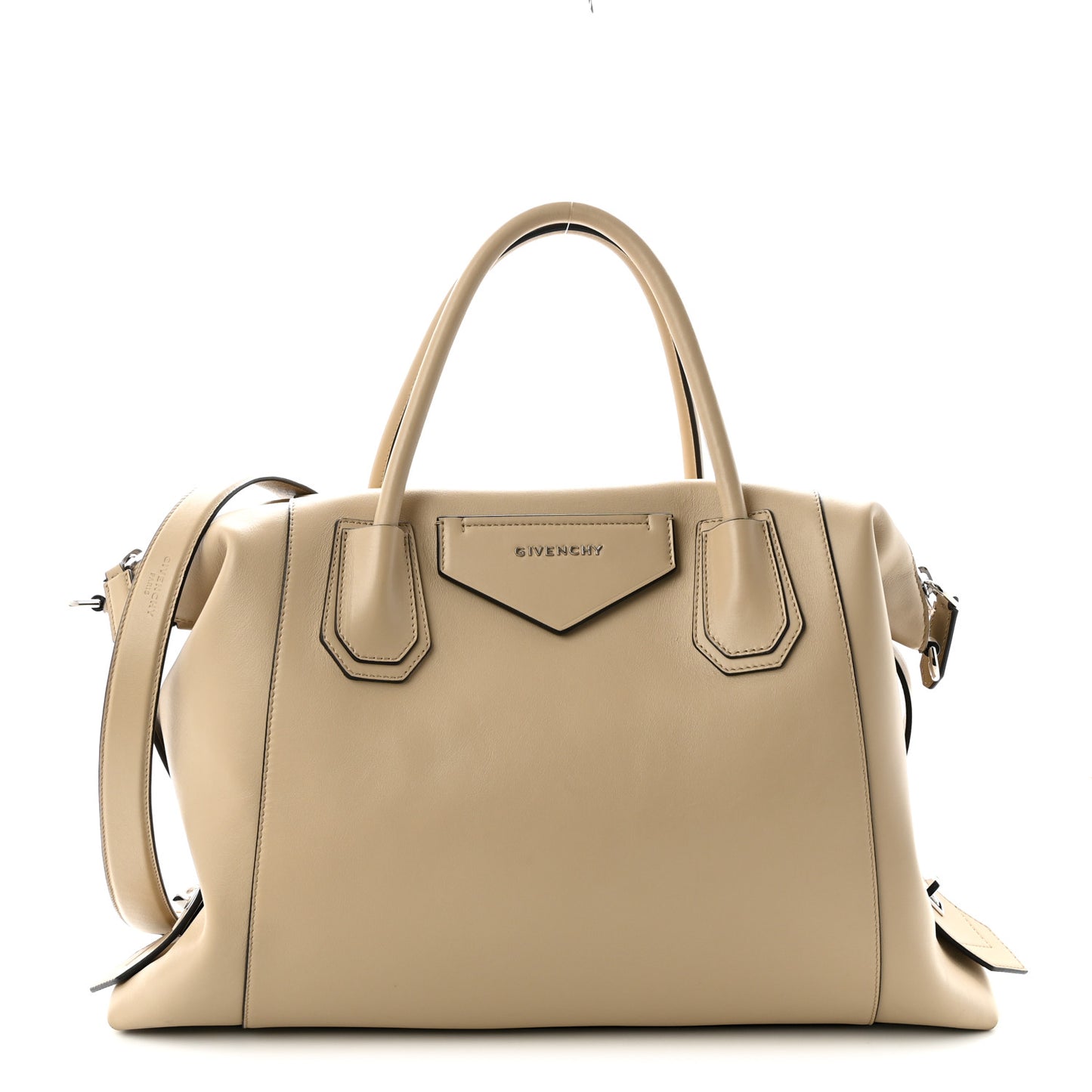 Smooth Calfskin Medium Soft Antigona Beige