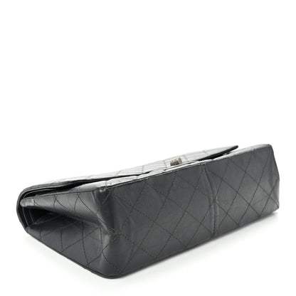 Chanel Aged Calfskin Quilted 2.55 Reissue 227 Flap Dark Grey 4 of 10