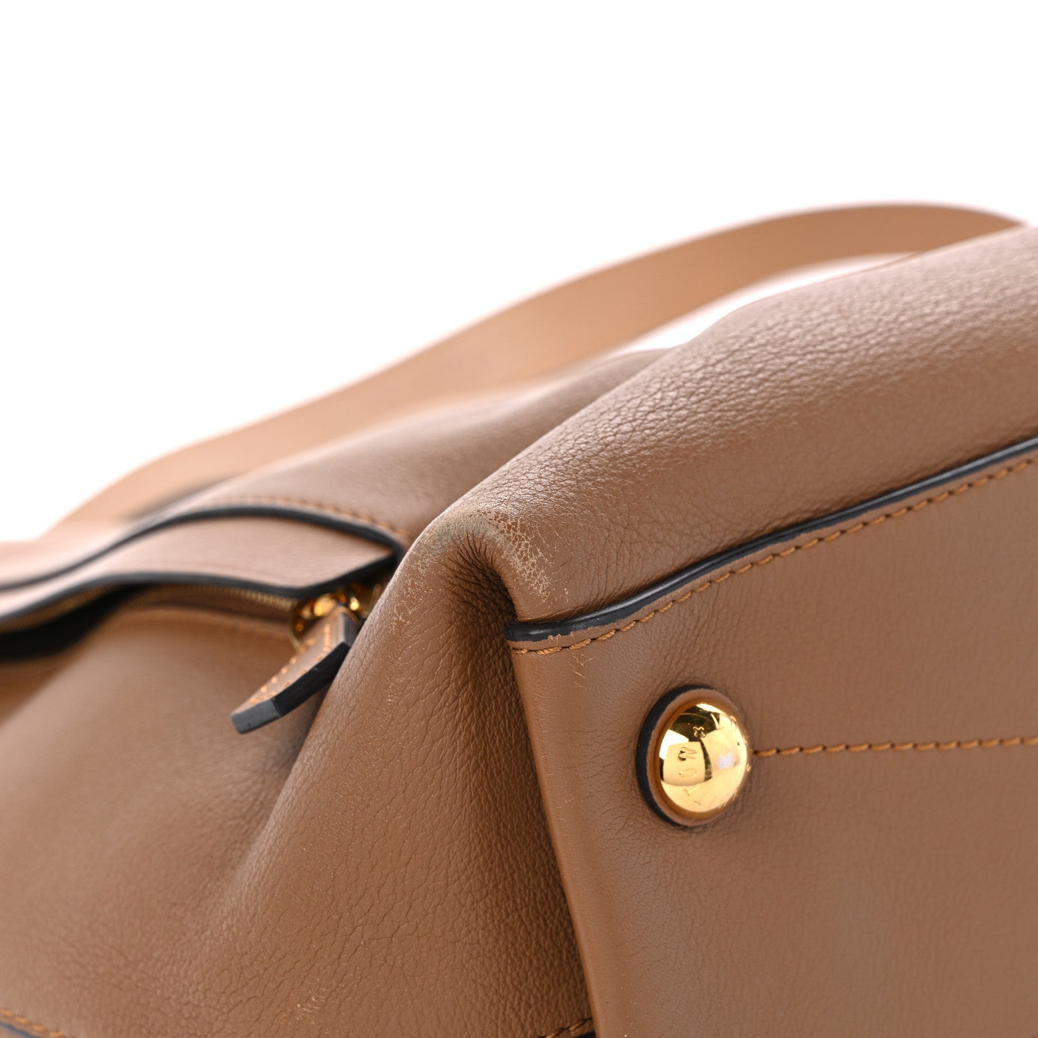 Louis Vuitton Veau Soie Calfskin Parnassea Bagatelle Hobo Hazelnut 9 of 14