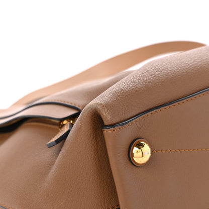 Louis Vuitton Veau Soie Calfskin Parnassea Bagatelle Hobo Hazelnut 9 of 14