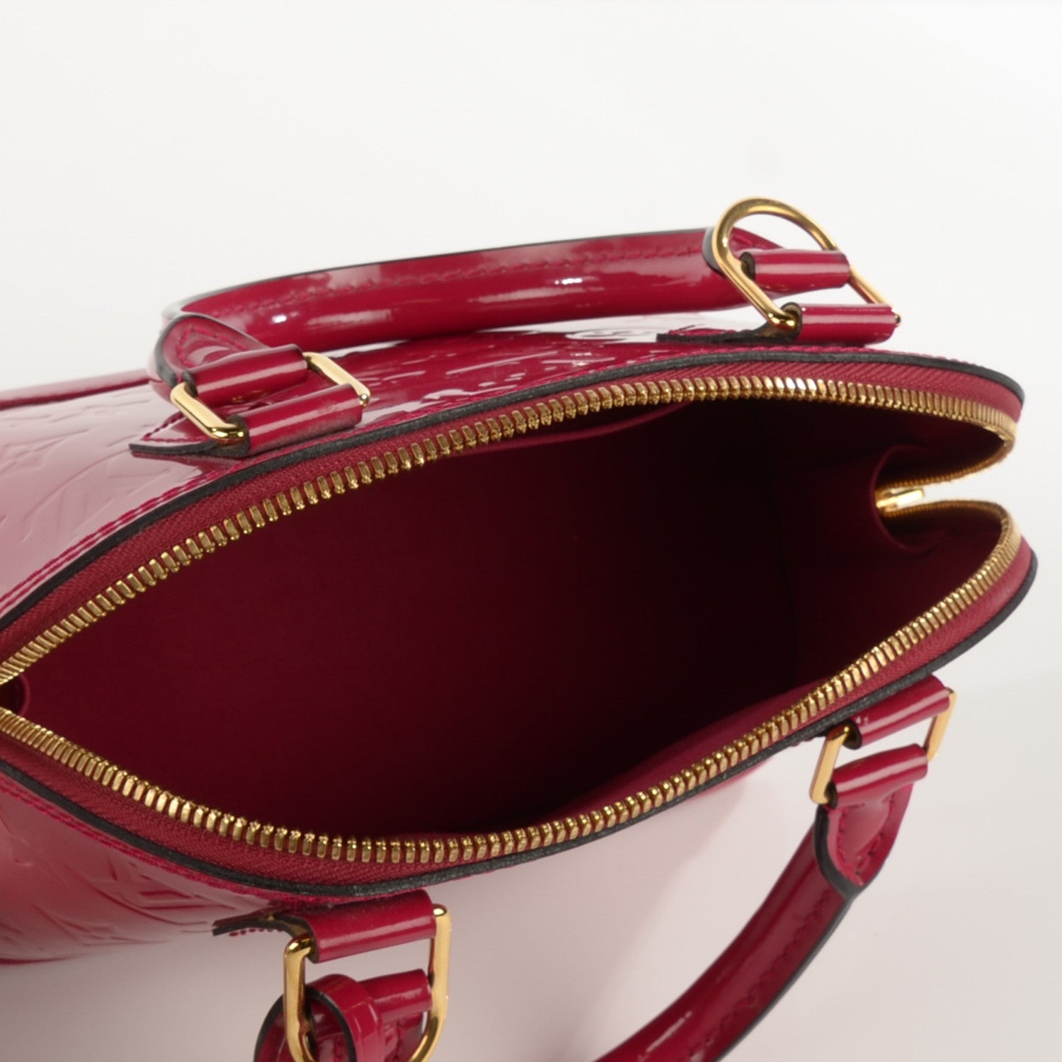 Louis Vuitton Vernis Alma BB Rose Indien 5 of 7