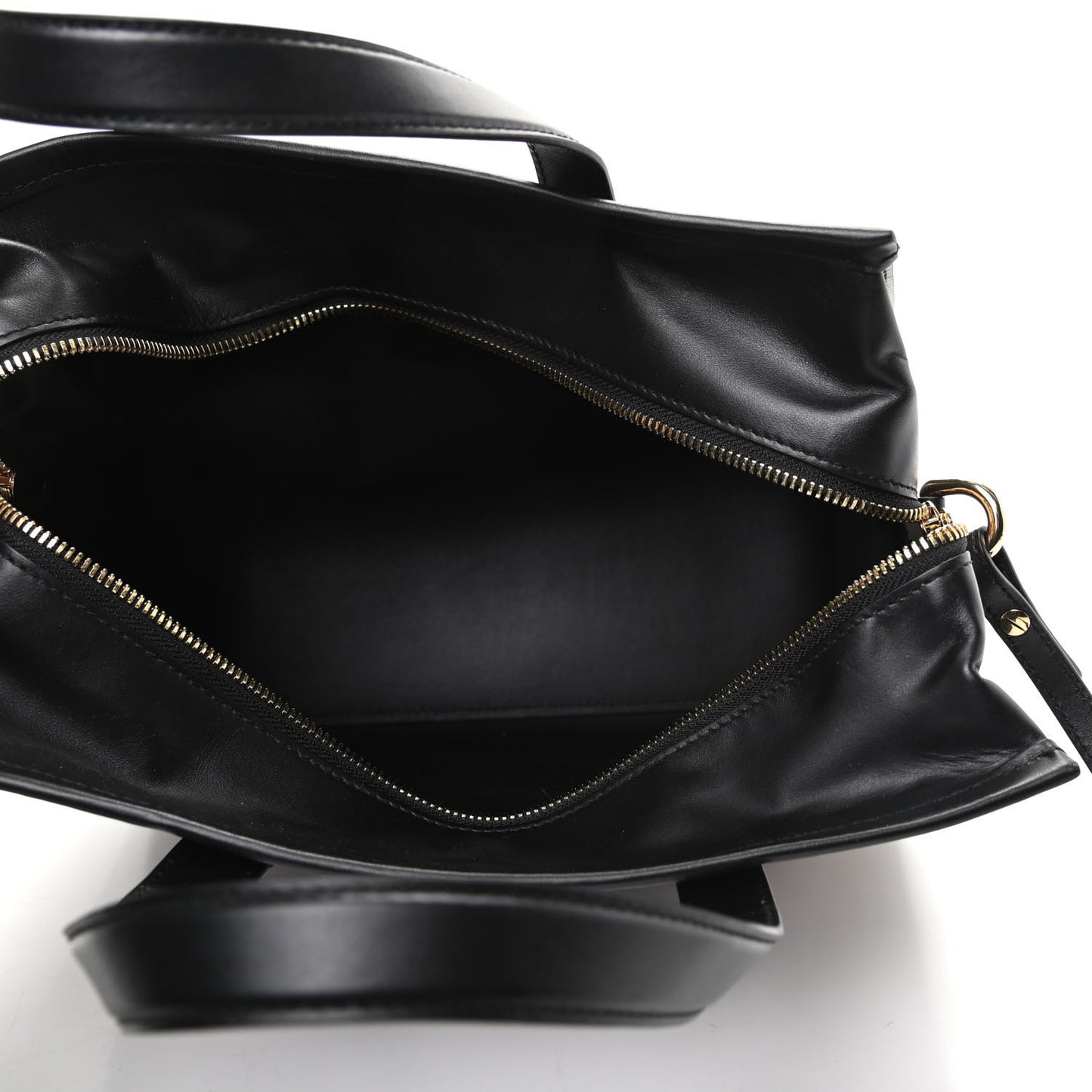 Dauphine Leopard Logo Market Bag Black