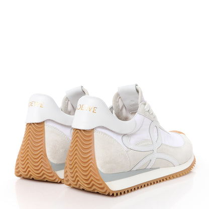 Loewe Nylon Suede Flow Retro Runner Sneakers 38 White 4 of 9