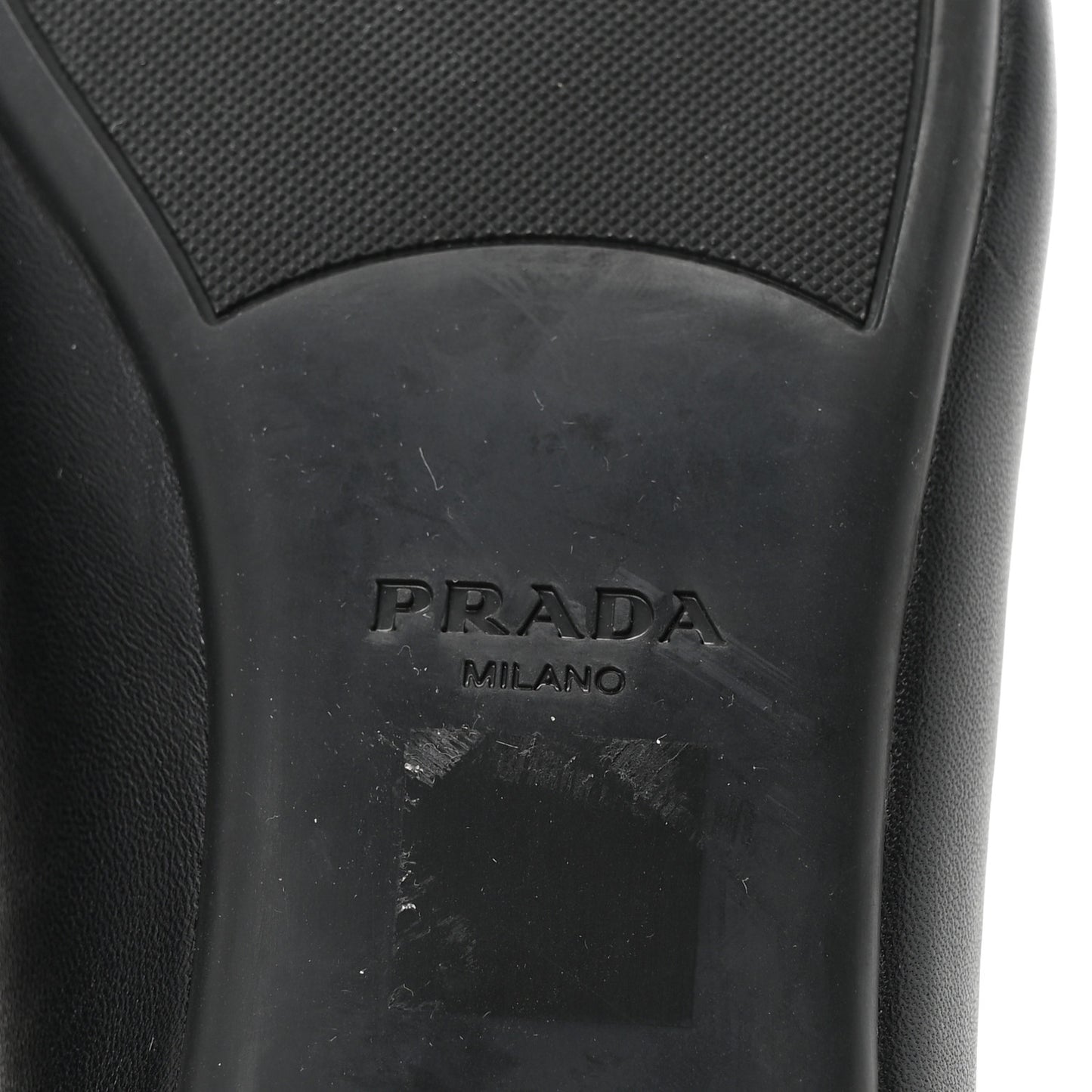 Nappa Vernice Cap Toe Logo Bow Ballerina Flats 39 Black