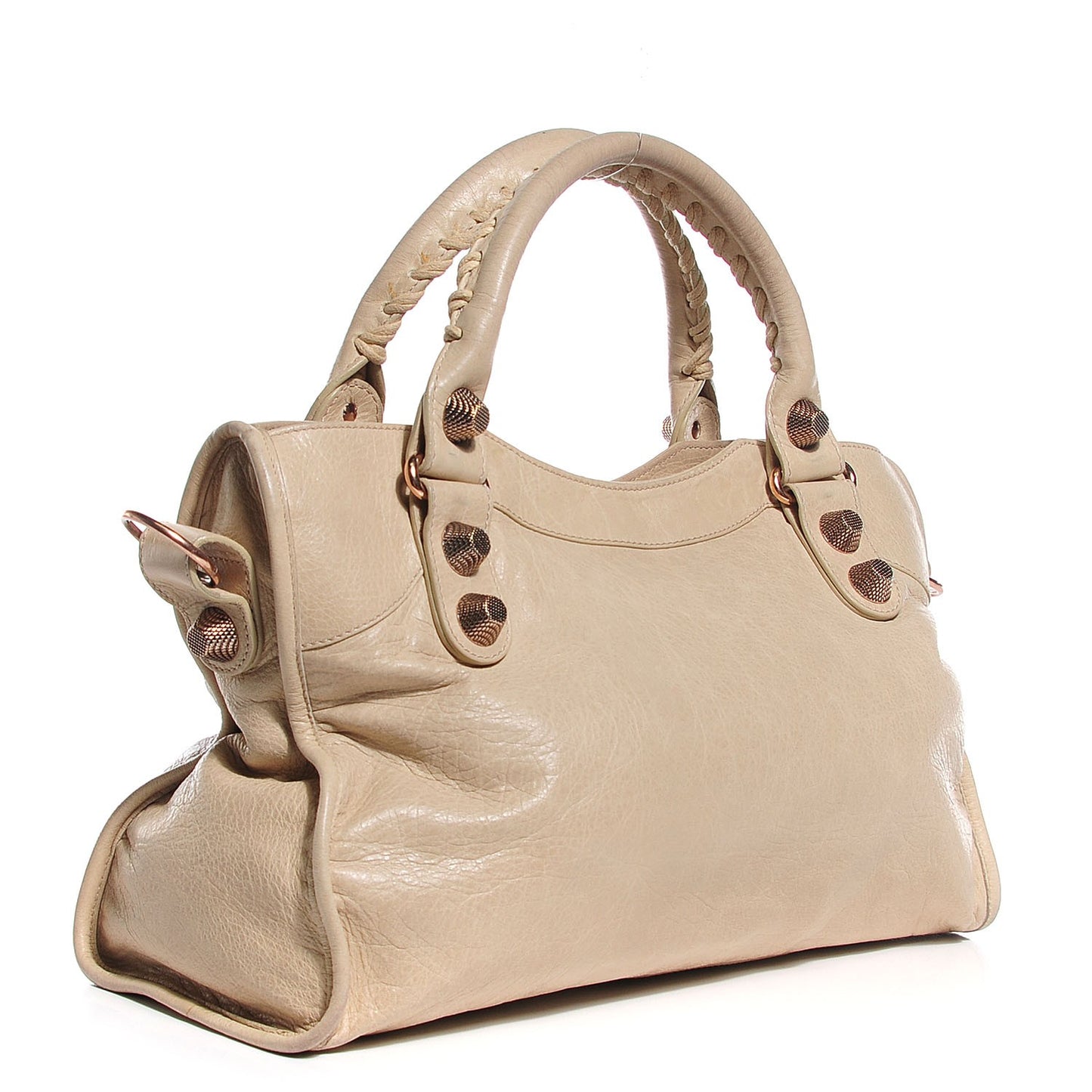 Agneau Giant 21 Rose Gold Hardware City Praline