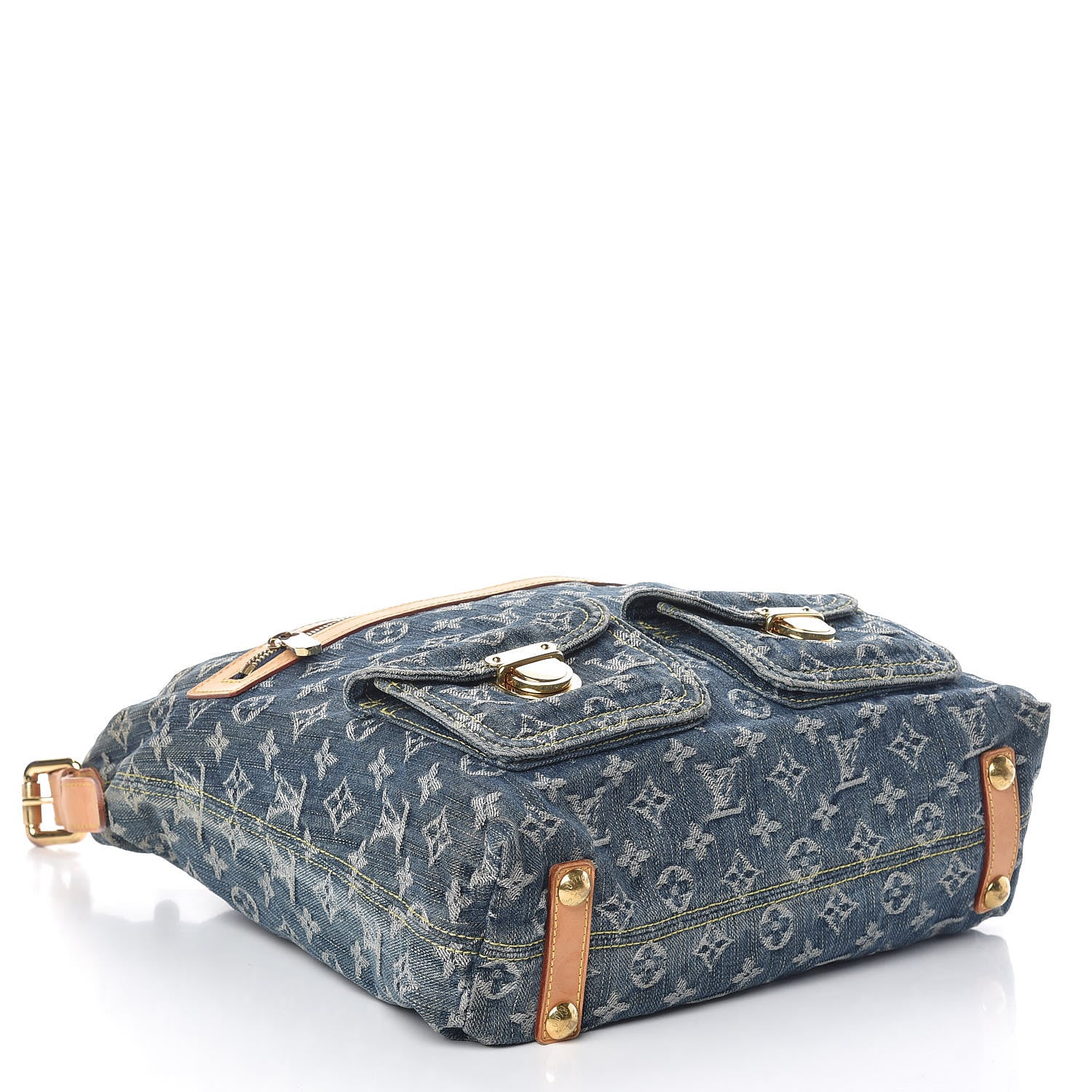Louis Vuitton Denim Baggy GM Blue 4 of 11