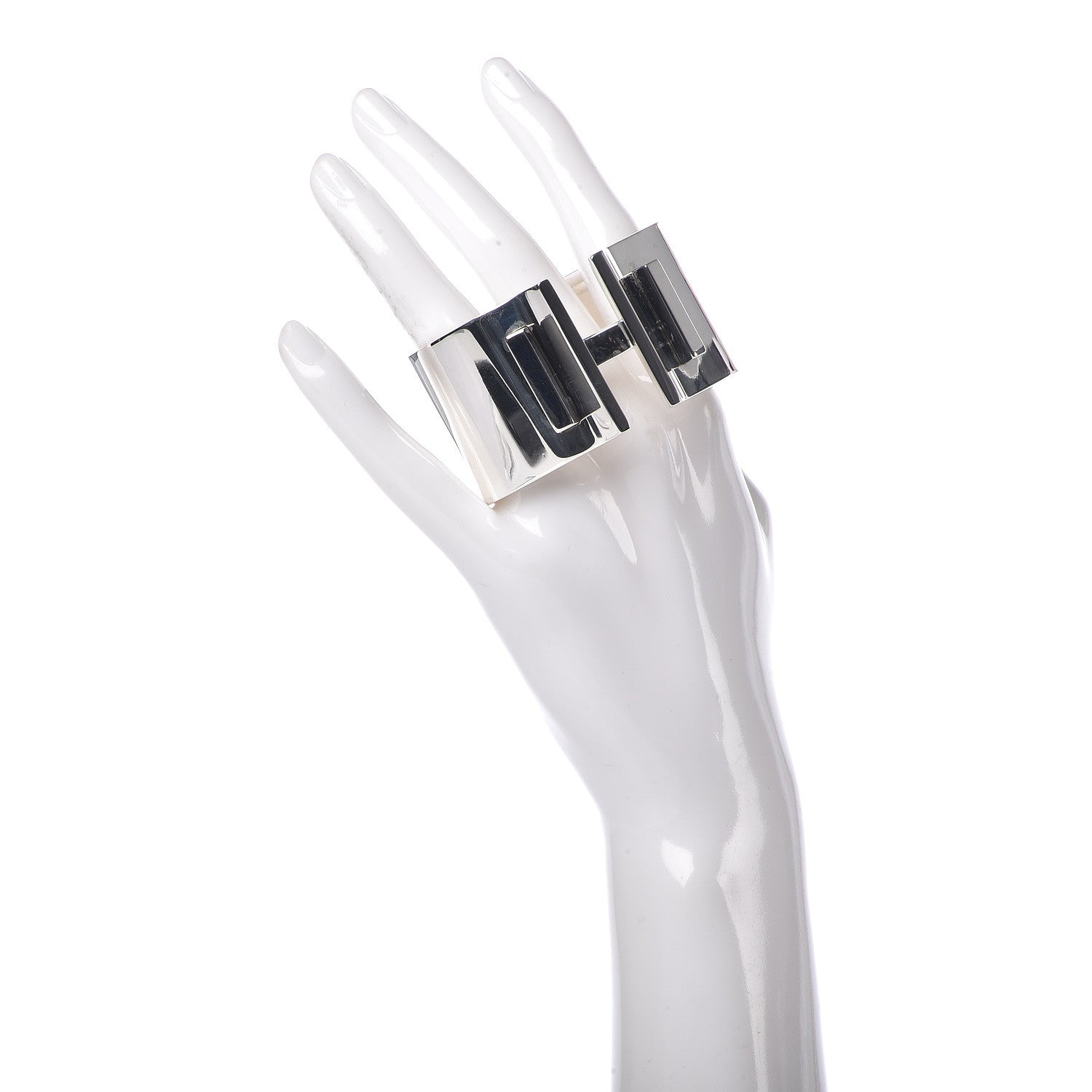 Tiffany Sterling Silver T Bar Hinged Cuff Bracelet 2 of 6