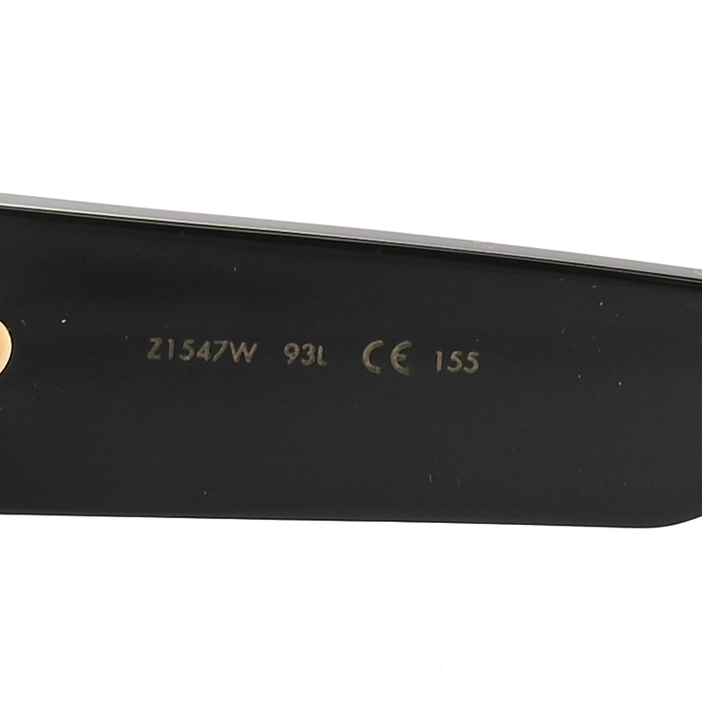 Acetate Swarovski Crystal Cyclone Sunglasses Z1547W Black