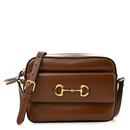 Gucci Azalea Calfskin Small Horsebit 1955 Shoulder Bag Brown Sugar 1 of 11