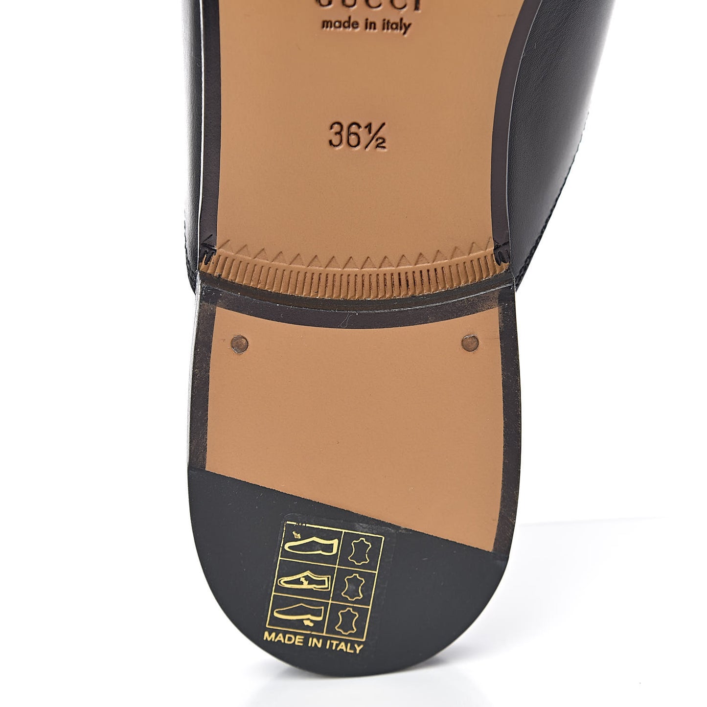 Calfskin Womens Princetown Slippers 36.5 Black