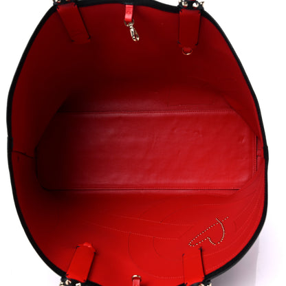 Christian Louboutin Calfskin Cabata Love Empire Paris Tote Black 6 of 17