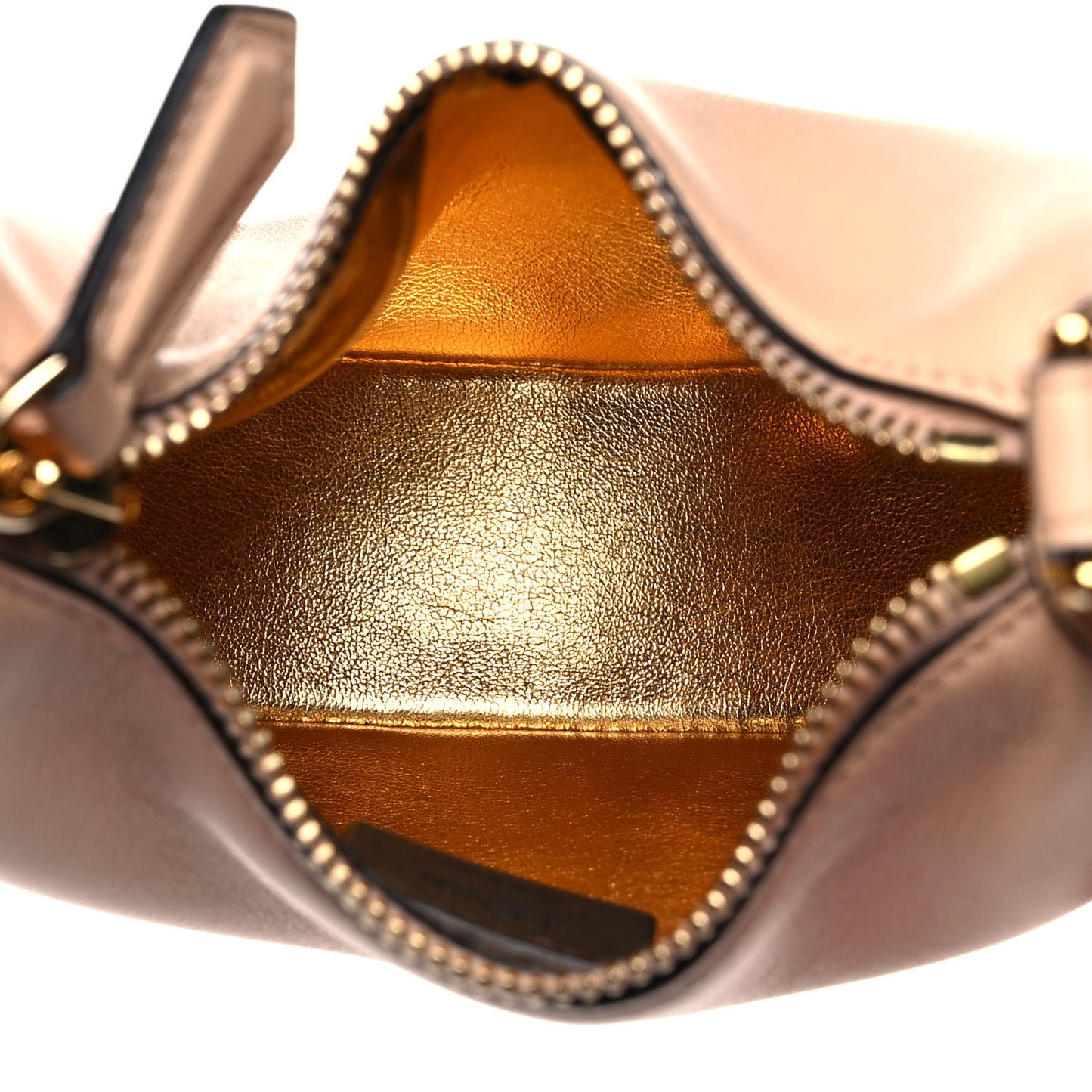 Vitello Grace Matte Nano Fendigraphy Hobo Charm Light Rose