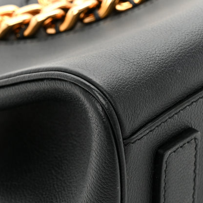 Versace Grained Calfskin Small La Medusa Tote Bag Black 12 of 16