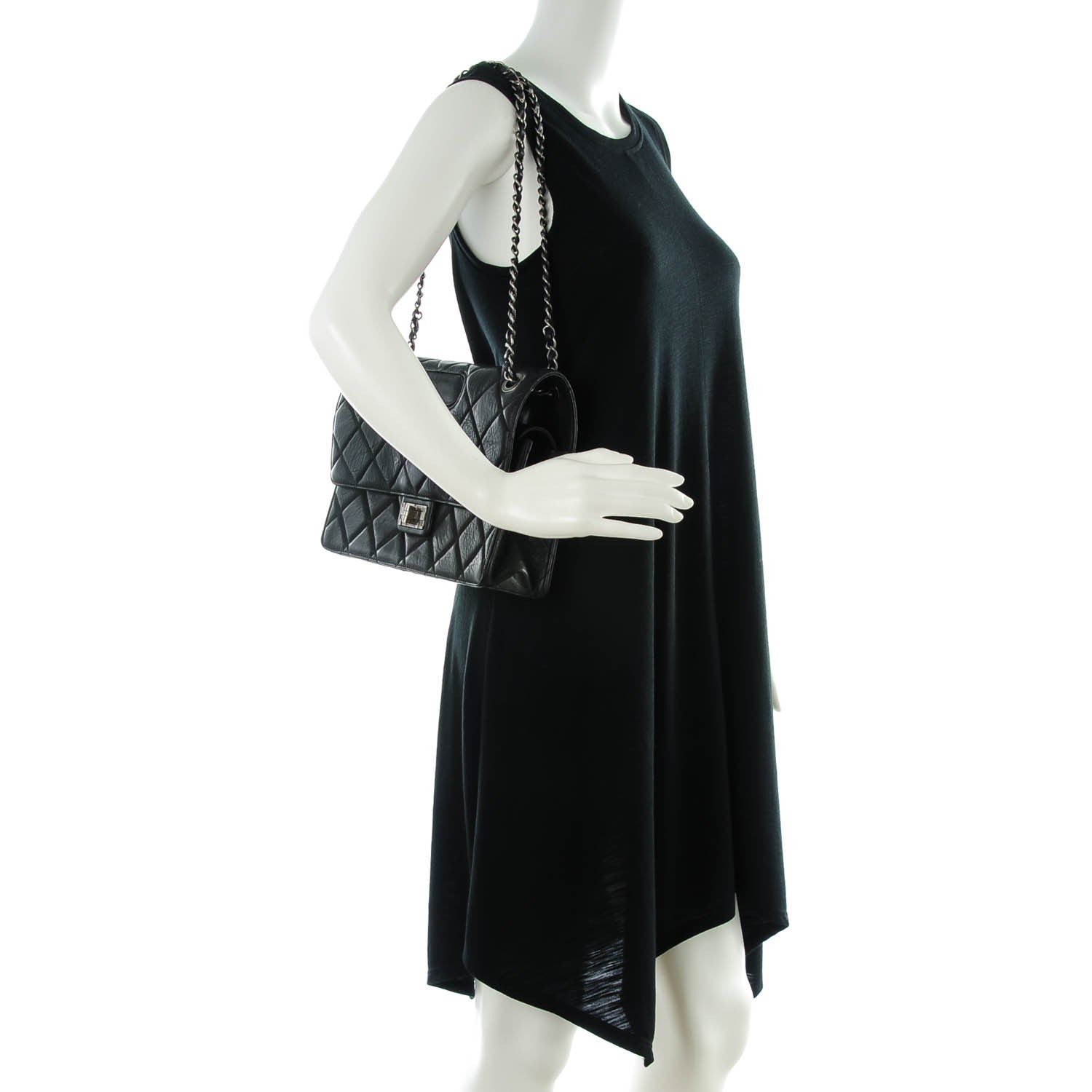 Chanel Washed Lambskin Jumbo Take Away Flap Black 2 of 7