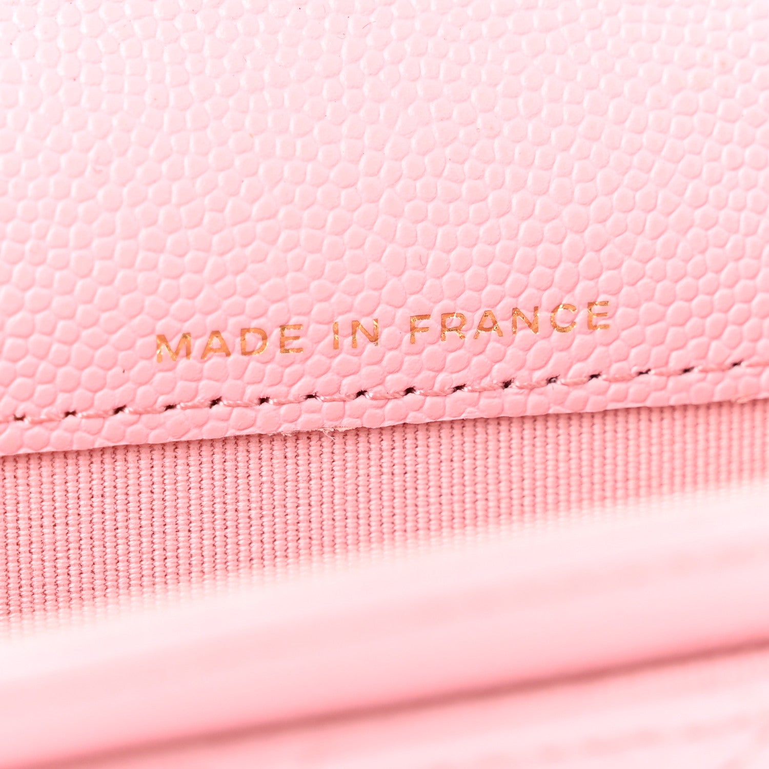 Chanel Caviar Quilted Flap Card Holder Wallet Light Pink 6 of 9