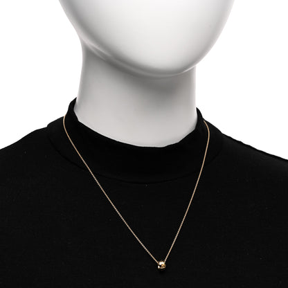 Chanel 18K Yellow Gold Coco Crush Round Pendant Necklace 2 of 5