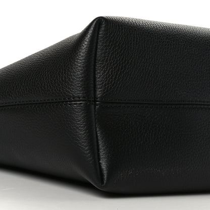 Burberry Calfskin Logo Embossed Medium Ardwell Tote Black 7 of 8