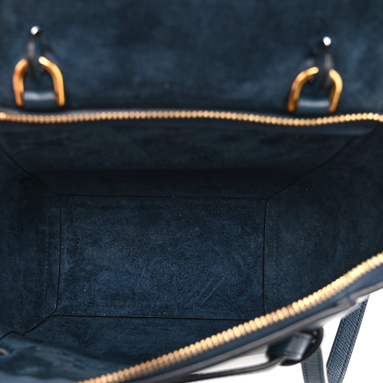 Celine Baby Grained Calfskin Nano Belt Bag Abyss Blue 5 of 10