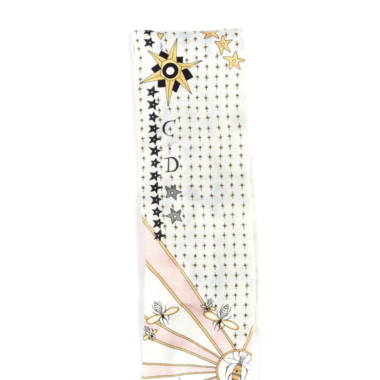 Silk High Priestess Tarot Mitzah Scarf Off White