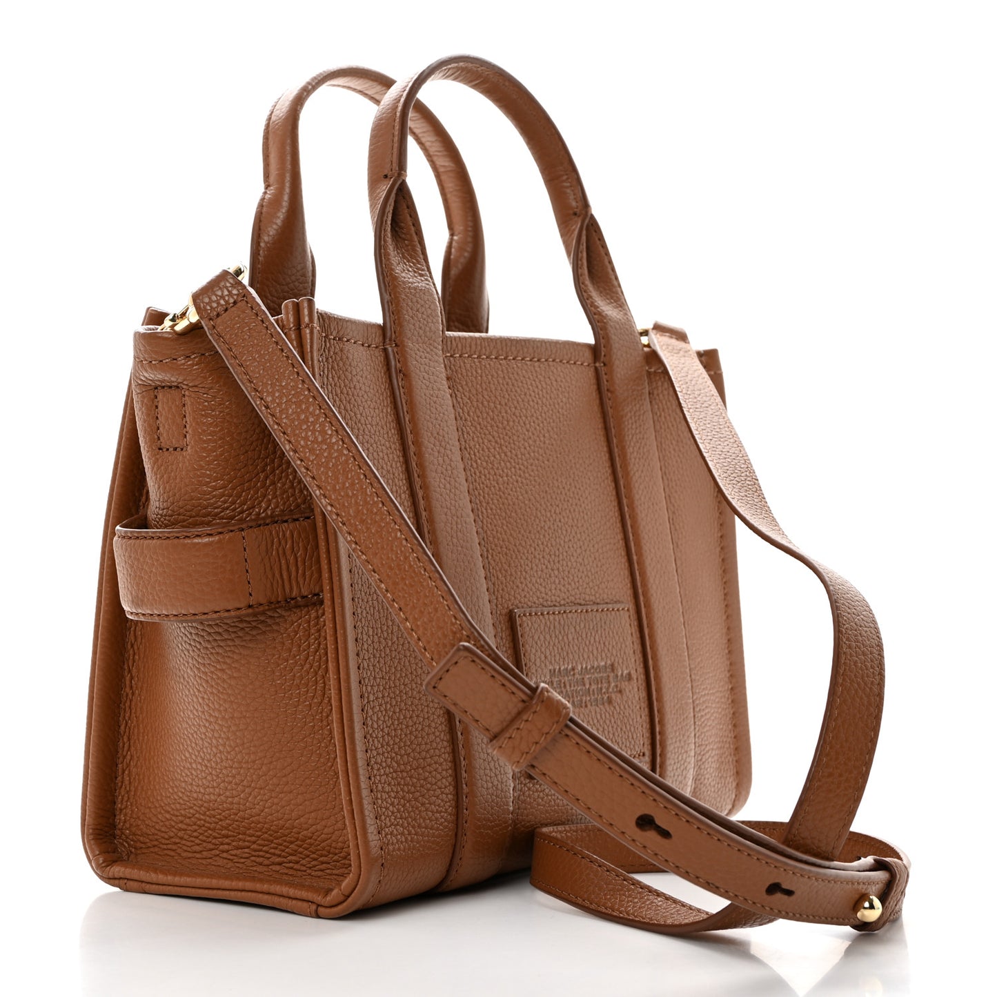 Grained Calfskin Small The Tote Bag Argan Oil