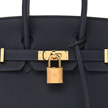 Hermes Togo Birkin 25 Bleu Nuit 10 of 11