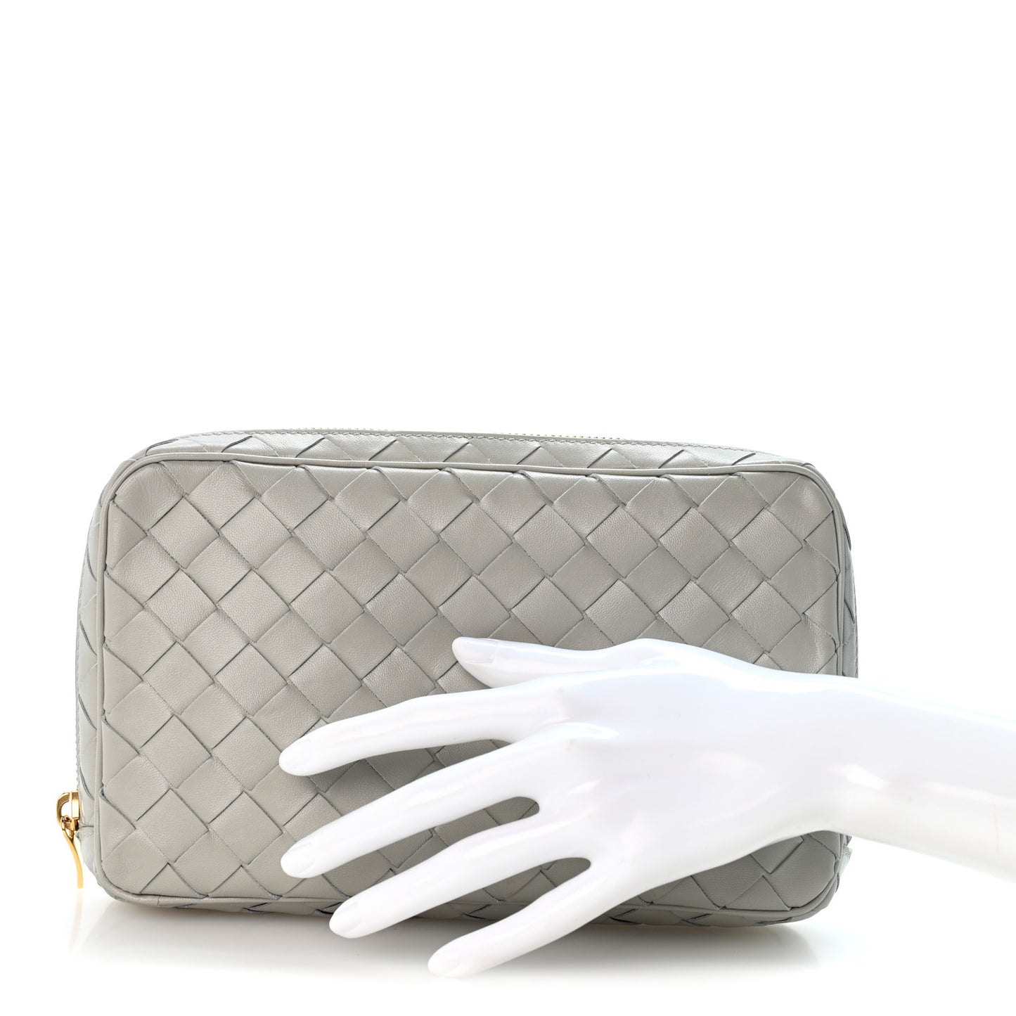 Nappa Intrecciato Medium Organizer Case Agate