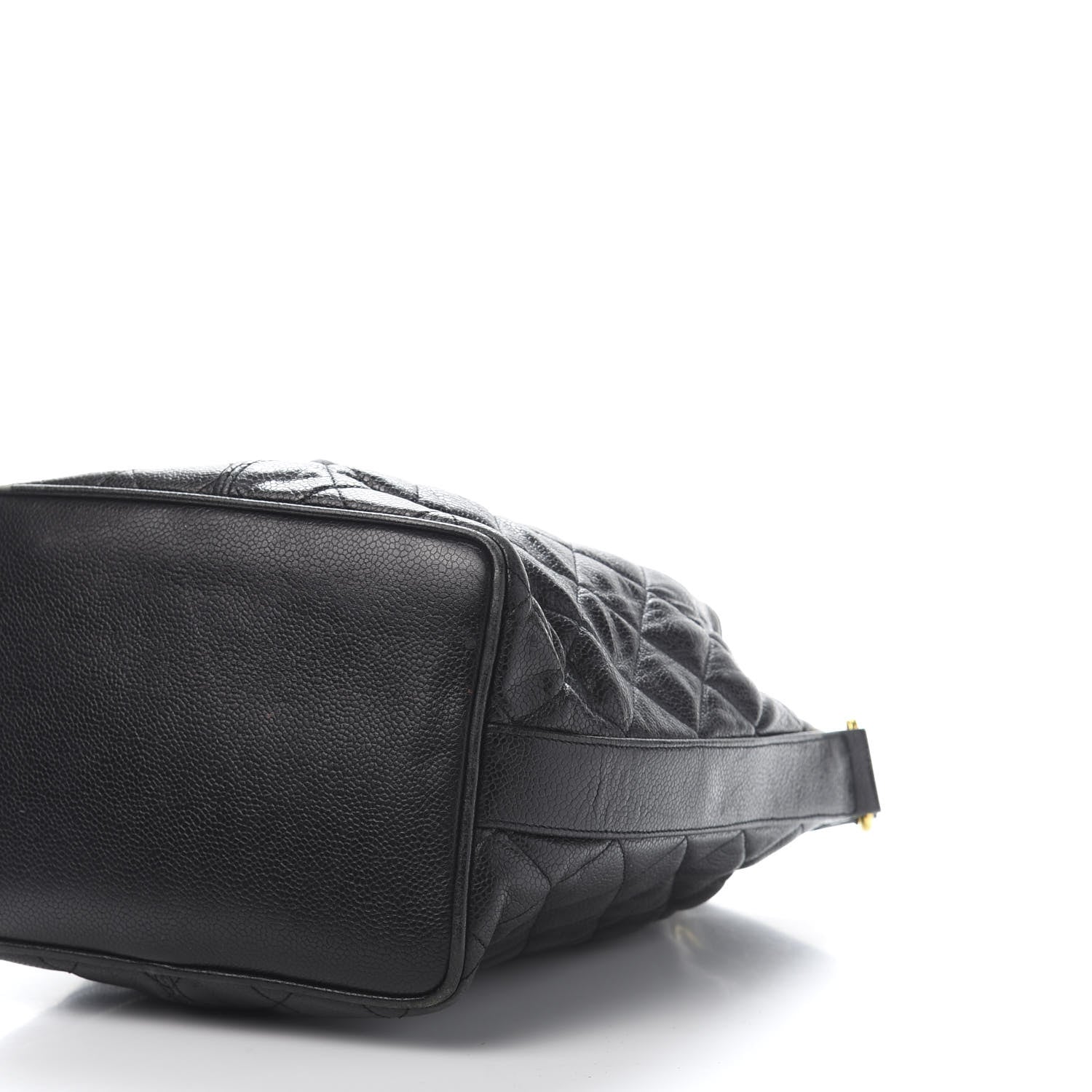 Chanel Caviar Quilted Drawstring Shoulder Bag Black 12 of 16