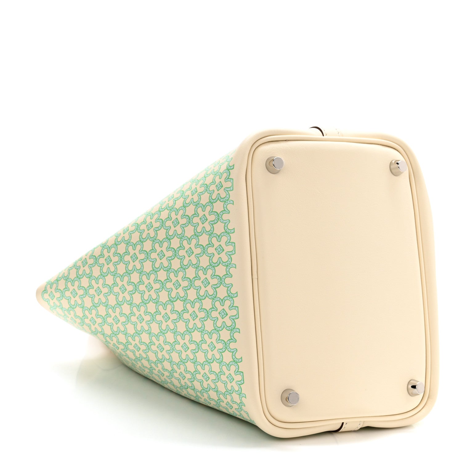 Hermes Swift Lucky Daisy Picotin Lock 18 PM Nata Vert 4 of 11