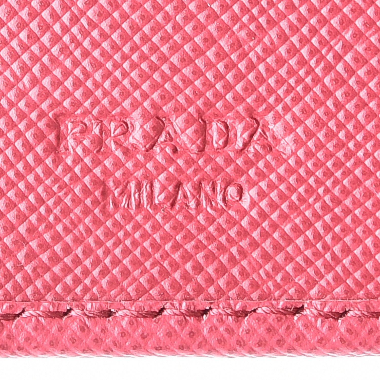 Prada Saffiano Multicolor Compact Wallet Peonia Begonia 6 of 10