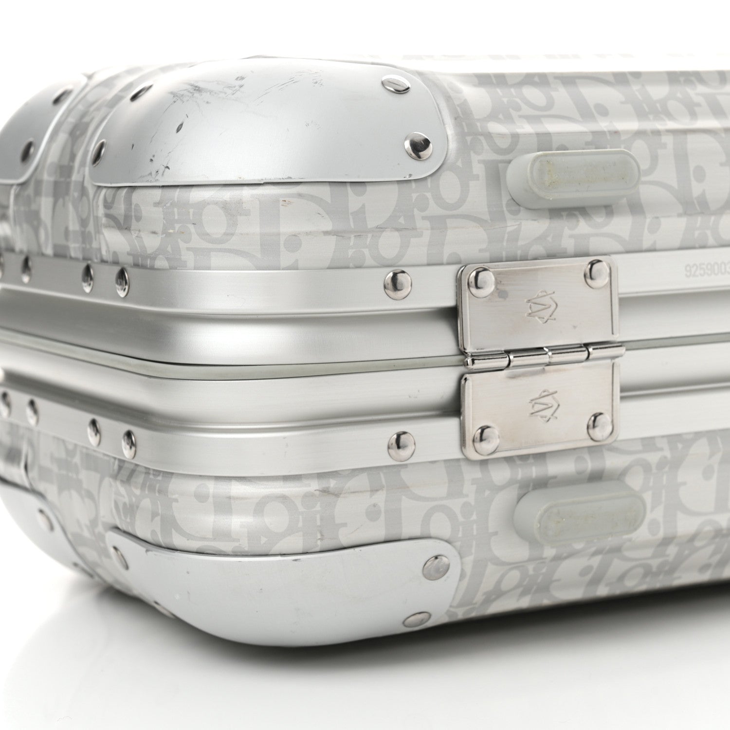 Christian Dior X RIMOWA Aluminum Oblique Hand Case Grey 10 of 19