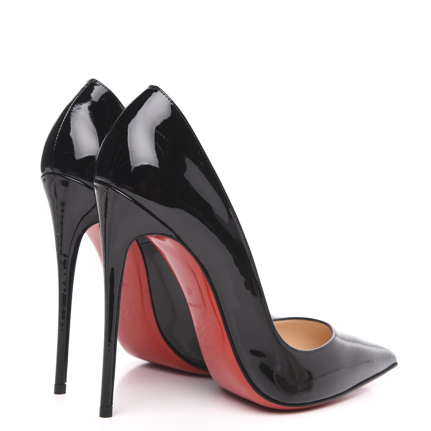 Christian Louboutin Patent So Kate 120 Pumps 40 Black 4 of 8