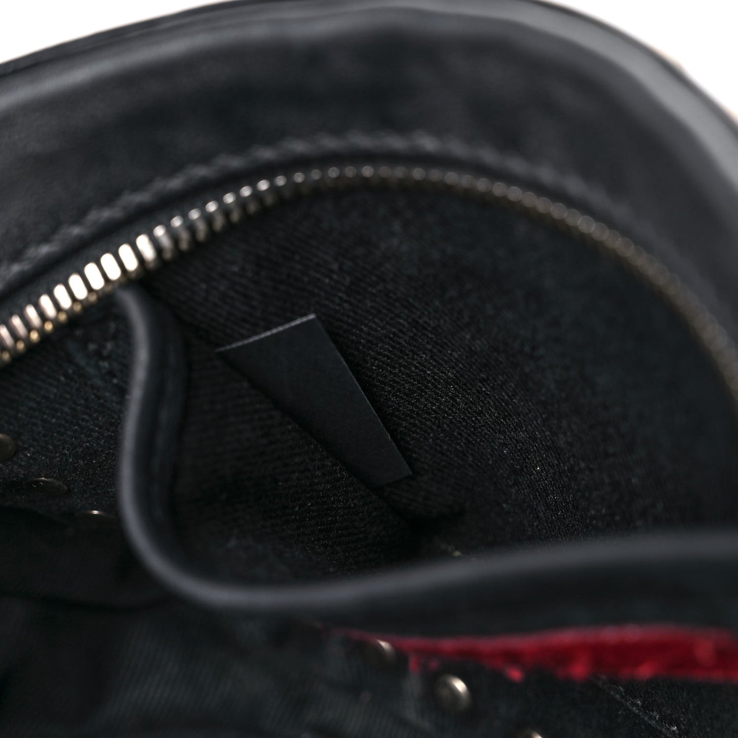 Calfskin Rockstud Camera Crossbody Bag Black