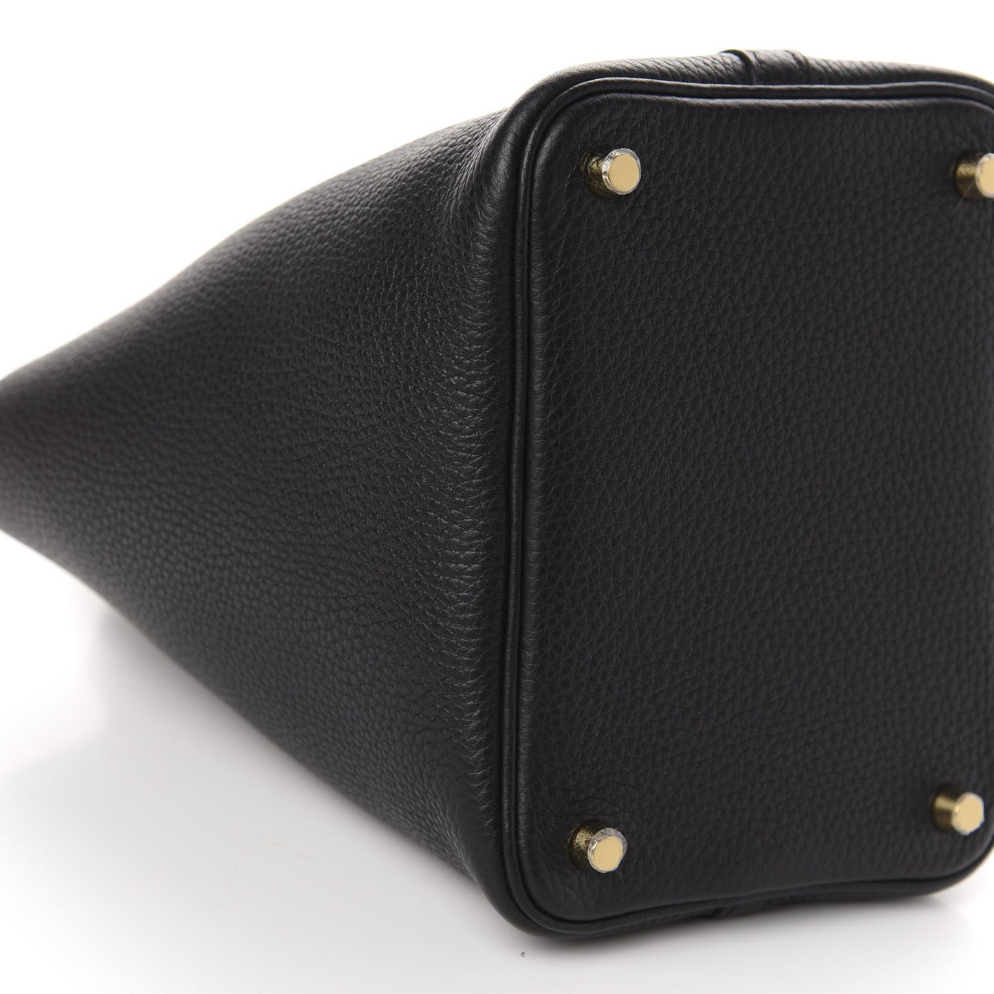 Taurillon Clemence Picotin Lock 18 PM Black