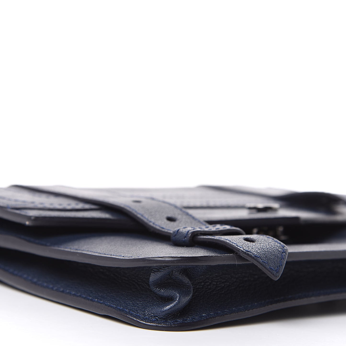Lambskin Large PS1 Chain Wallet Indigo